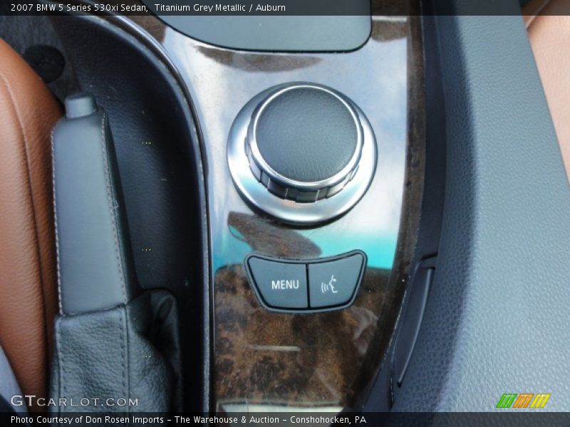Titanium Grey Metallic / Auburn 2007 BMW 5 Series 530xi Sedan
