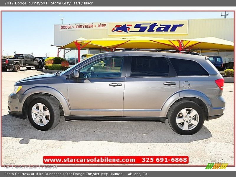 Storm Grey Pearl / Black 2012 Dodge Journey SXT
