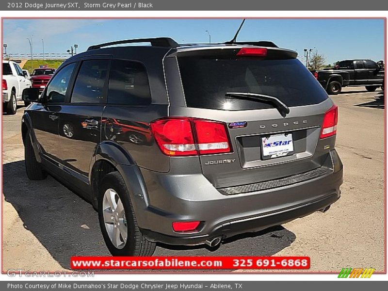 Storm Grey Pearl / Black 2012 Dodge Journey SXT