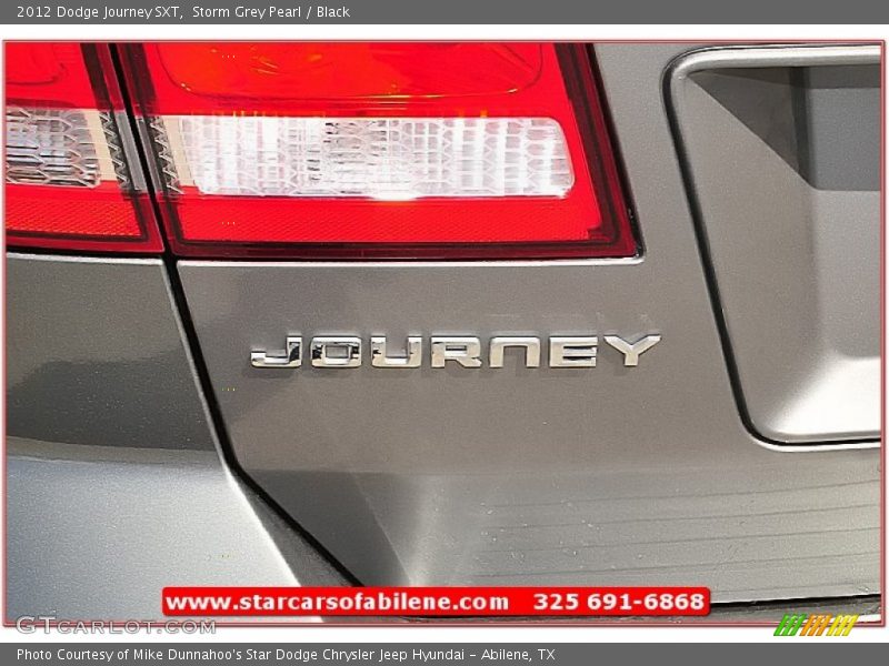 Storm Grey Pearl / Black 2012 Dodge Journey SXT