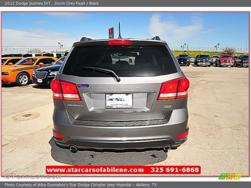 Storm Grey Pearl / Black 2012 Dodge Journey SXT