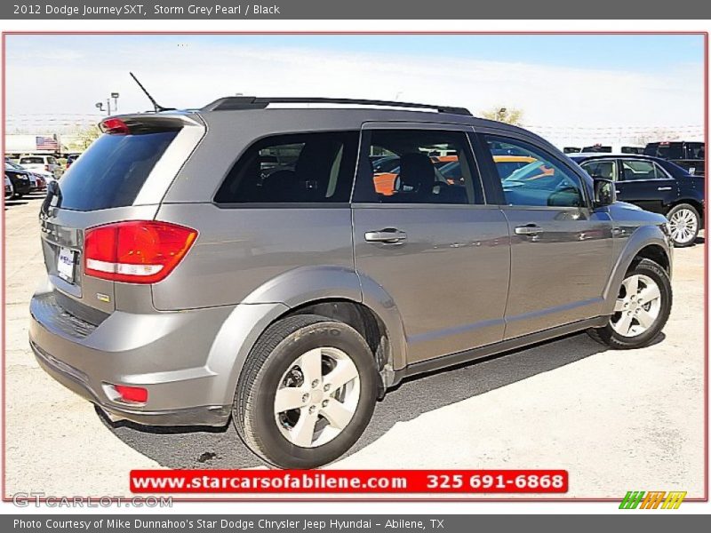 Storm Grey Pearl / Black 2012 Dodge Journey SXT