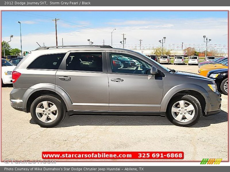 Storm Grey Pearl / Black 2012 Dodge Journey SXT