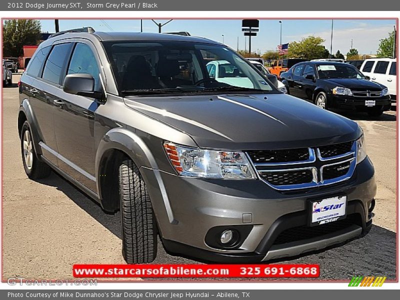 Storm Grey Pearl / Black 2012 Dodge Journey SXT