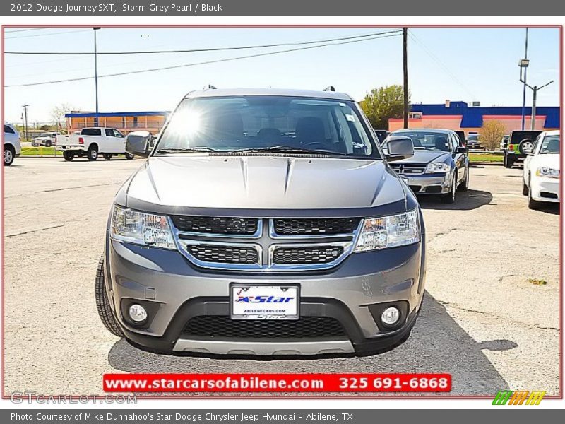 Storm Grey Pearl / Black 2012 Dodge Journey SXT