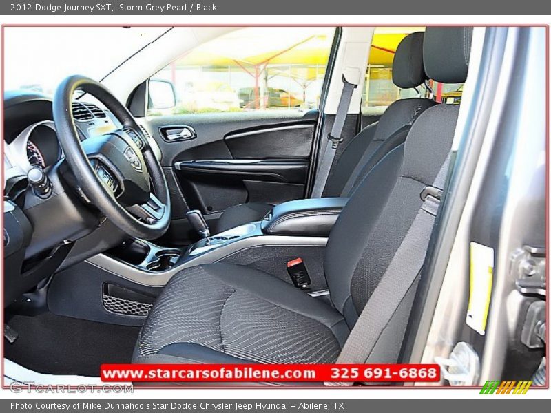 Storm Grey Pearl / Black 2012 Dodge Journey SXT