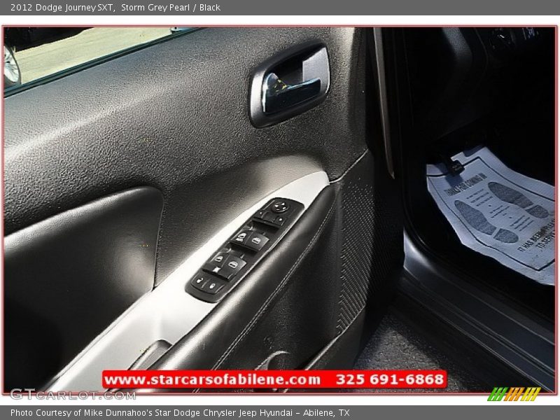 Storm Grey Pearl / Black 2012 Dodge Journey SXT