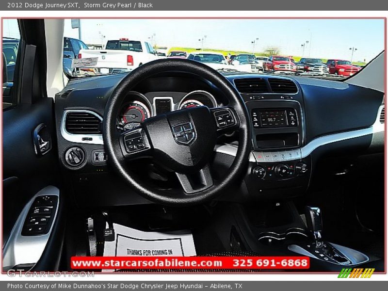 Storm Grey Pearl / Black 2012 Dodge Journey SXT