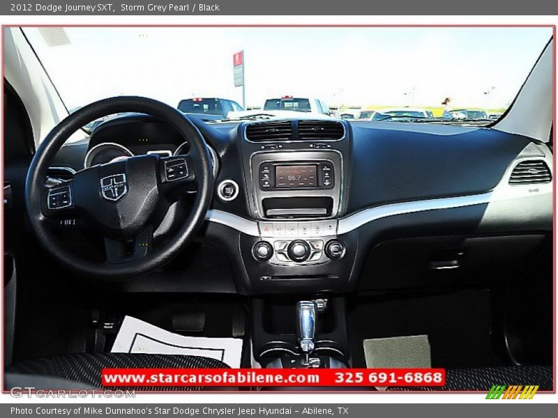 Storm Grey Pearl / Black 2012 Dodge Journey SXT