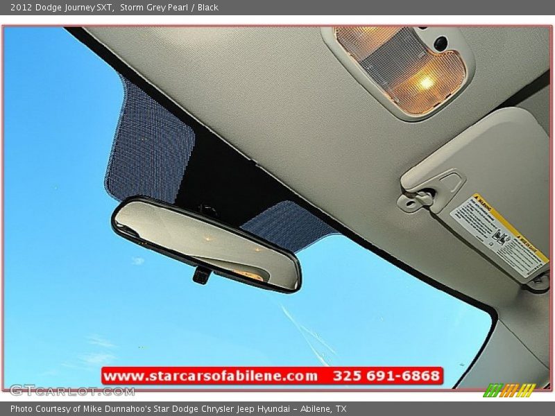 Storm Grey Pearl / Black 2012 Dodge Journey SXT