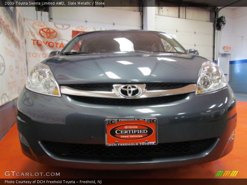 Slate Metallic / Stone 2009 Toyota Sienna Limited AWD