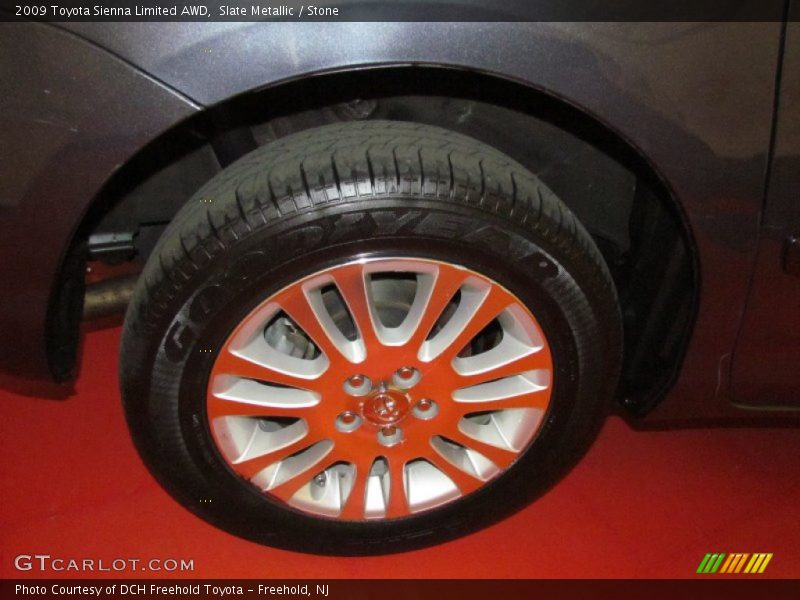 Slate Metallic / Stone 2009 Toyota Sienna Limited AWD