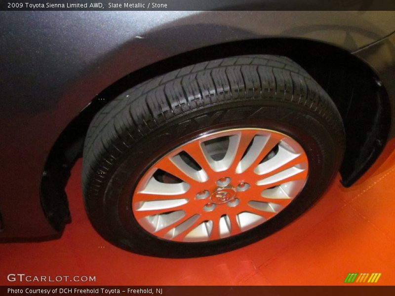 Slate Metallic / Stone 2009 Toyota Sienna Limited AWD