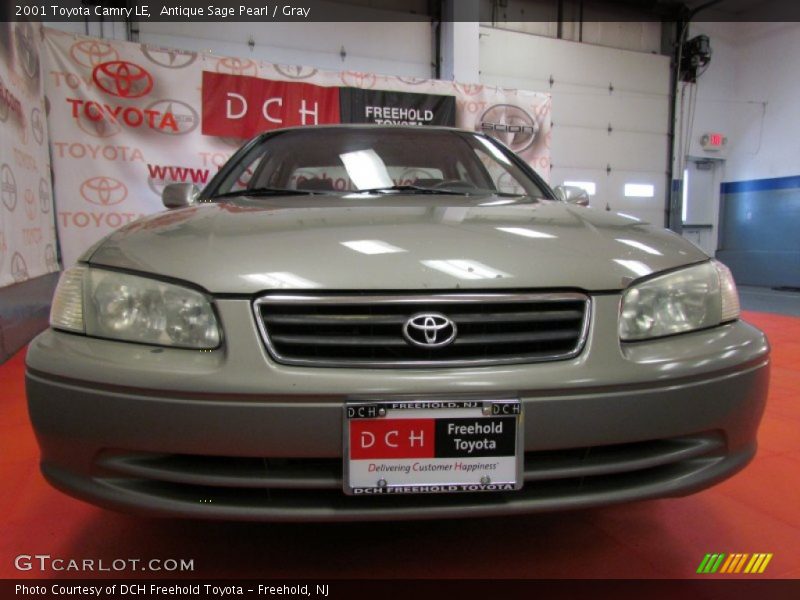 Antique Sage Pearl / Gray 2001 Toyota Camry LE