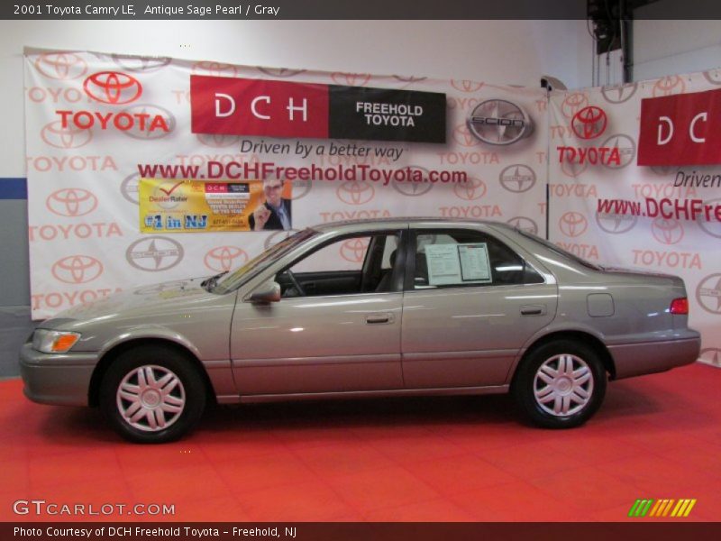 Antique Sage Pearl / Gray 2001 Toyota Camry LE