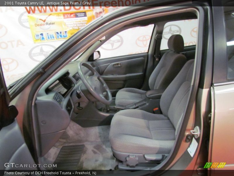 Antique Sage Pearl / Gray 2001 Toyota Camry LE