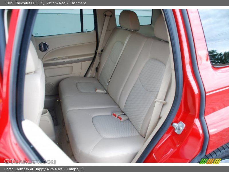 Rear Seat of 2009 HHR LS