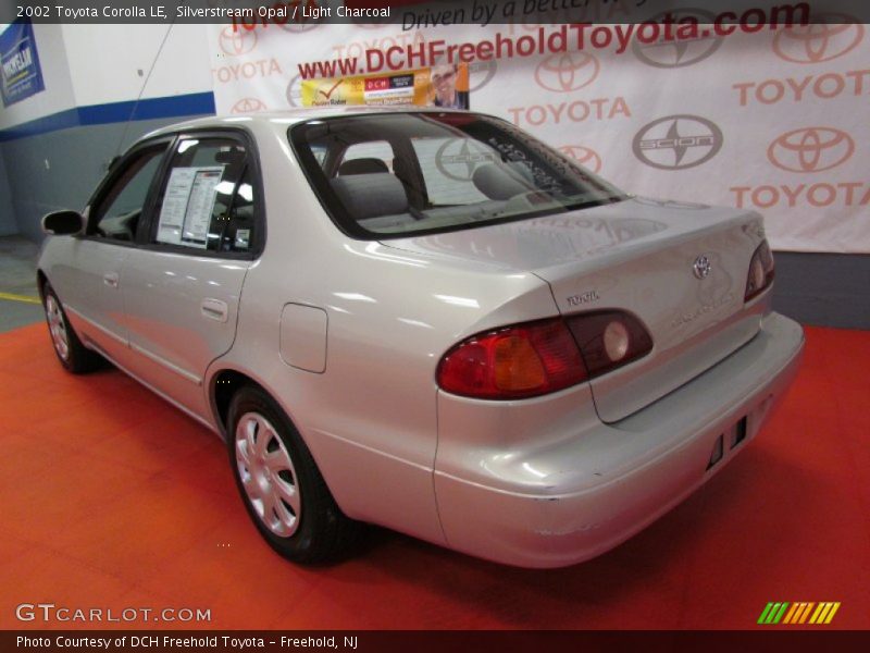 Silverstream Opal / Light Charcoal 2002 Toyota Corolla LE