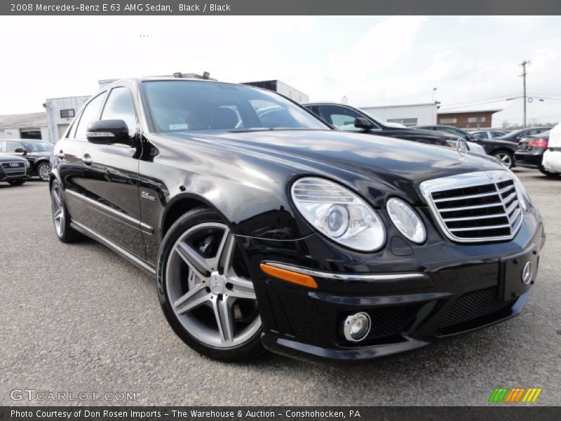 Front 3/4 View of 2008 E 63 AMG Sedan