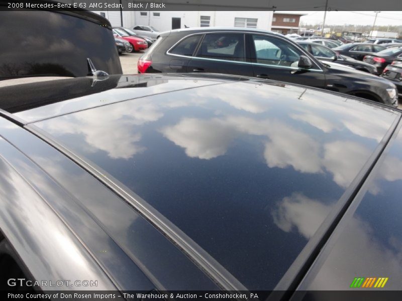 Black / Black 2008 Mercedes-Benz E 63 AMG Sedan