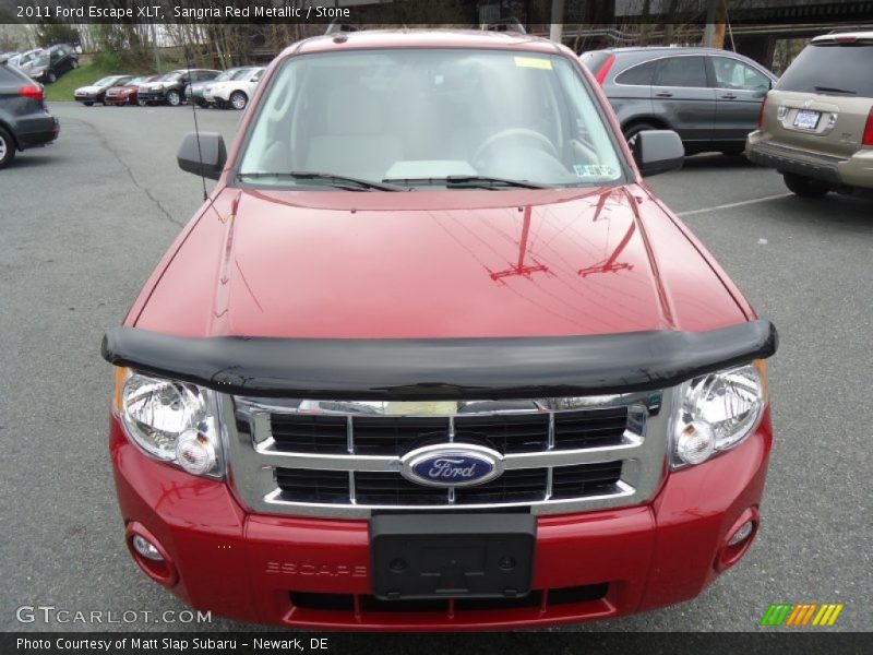 Sangria Red Metallic / Stone 2011 Ford Escape XLT