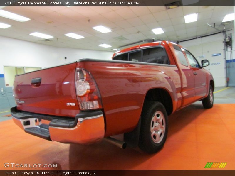 Barcelona Red Metallic / Graphite Gray 2011 Toyota Tacoma SR5 Access Cab