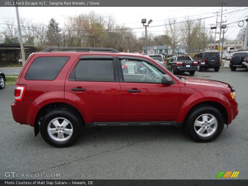 Sangria Red Metallic / Stone 2011 Ford Escape XLT