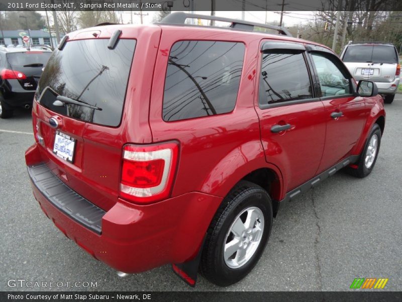 Sangria Red Metallic / Stone 2011 Ford Escape XLT