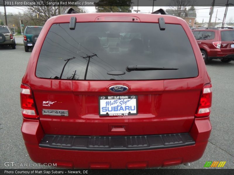 Sangria Red Metallic / Stone 2011 Ford Escape XLT