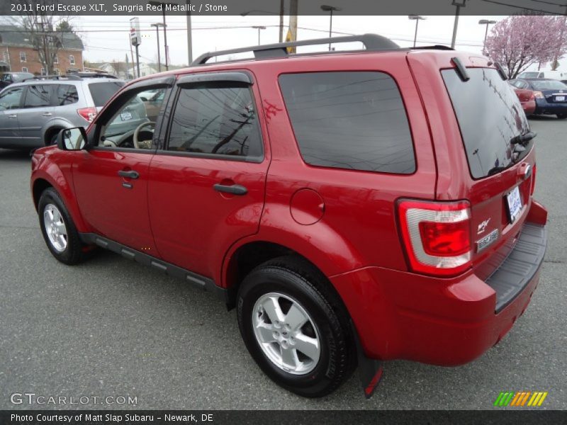 Sangria Red Metallic / Stone 2011 Ford Escape XLT