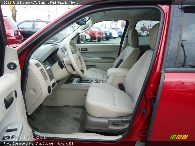 Sangria Red Metallic / Stone 2011 Ford Escape XLT