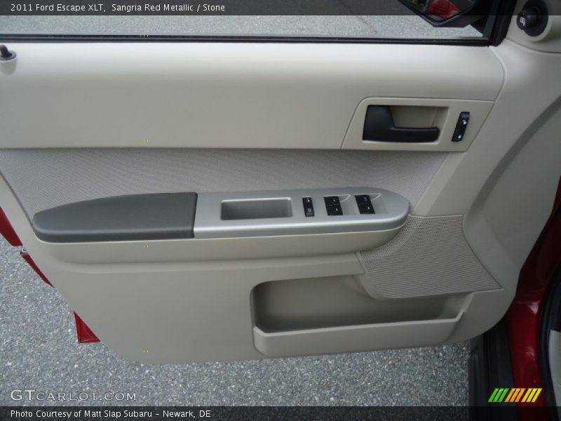 Sangria Red Metallic / Stone 2011 Ford Escape XLT