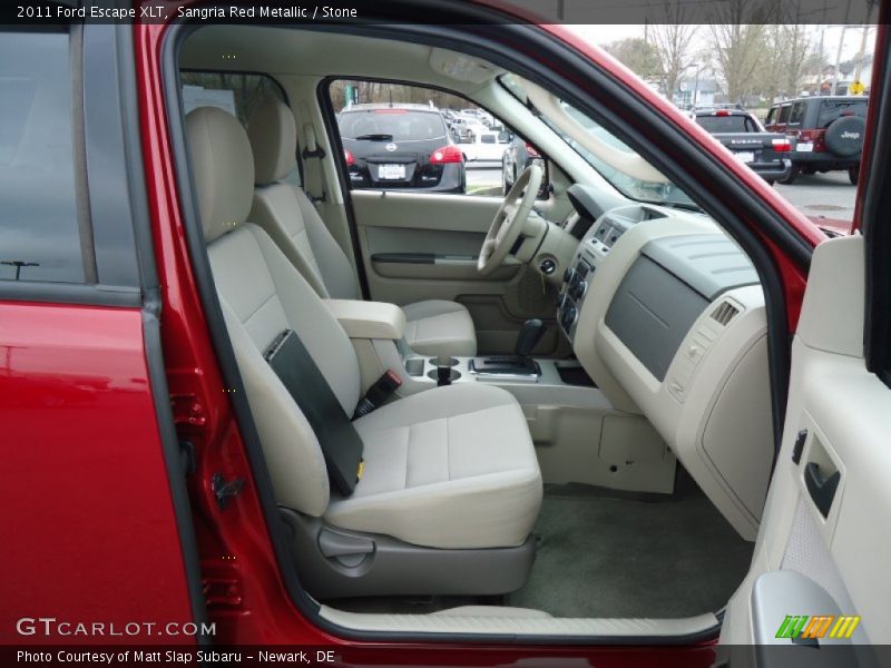 Sangria Red Metallic / Stone 2011 Ford Escape XLT