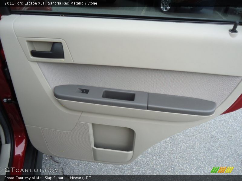 Sangria Red Metallic / Stone 2011 Ford Escape XLT