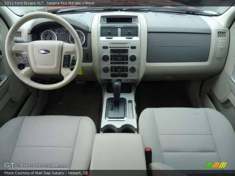 Sangria Red Metallic / Stone 2011 Ford Escape XLT