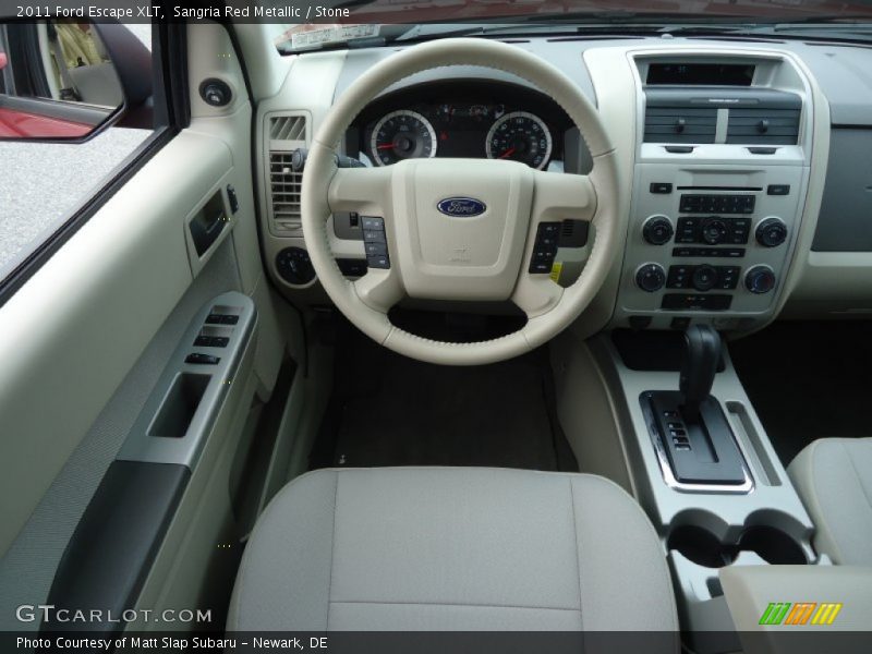 Sangria Red Metallic / Stone 2011 Ford Escape XLT