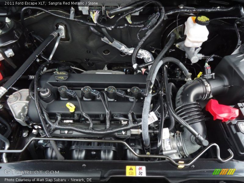 Sangria Red Metallic / Stone 2011 Ford Escape XLT