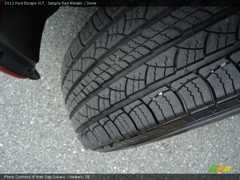 Sangria Red Metallic / Stone 2011 Ford Escape XLT