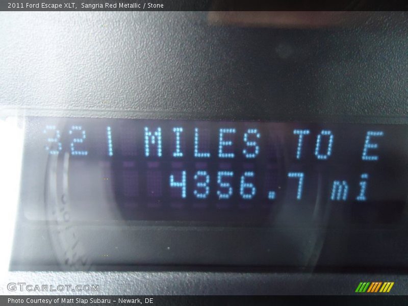 Sangria Red Metallic / Stone 2011 Ford Escape XLT