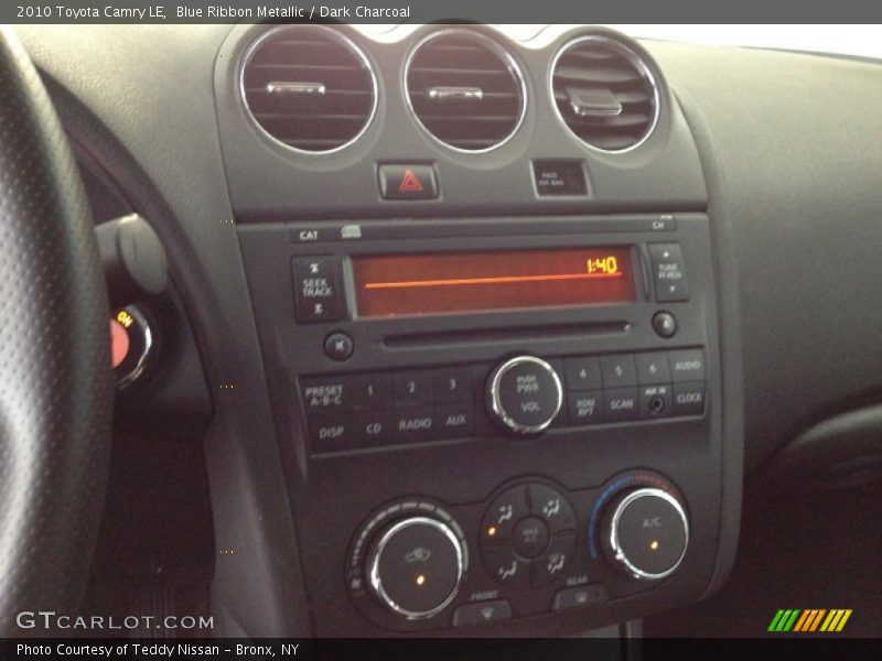 Blue Ribbon Metallic / Dark Charcoal 2010 Toyota Camry LE