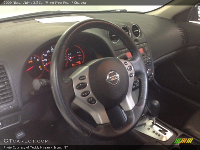 Winter Frost Pearl / Charcoal 2009 Nissan Altima 2.5 SL