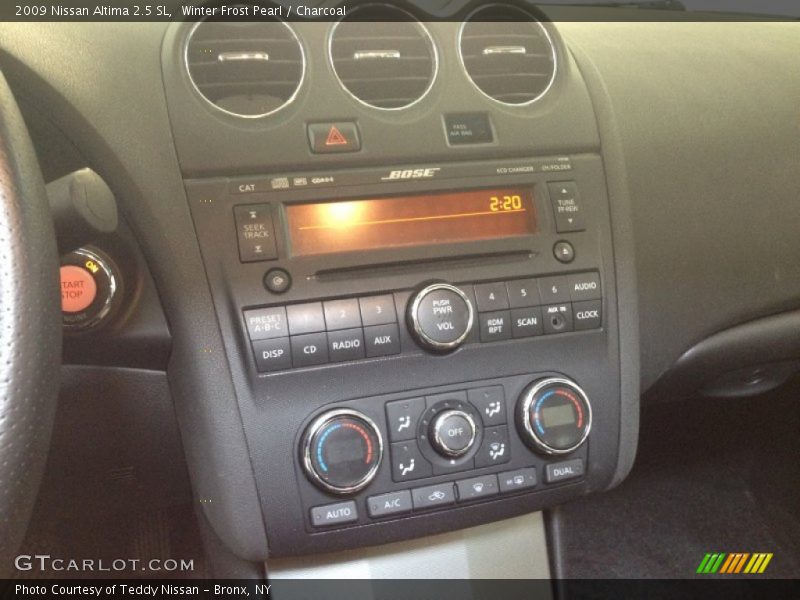 Winter Frost Pearl / Charcoal 2009 Nissan Altima 2.5 SL