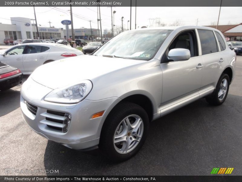 Crystal Silver Metallic / Stone/Steel Grey 2009 Porsche Cayenne S