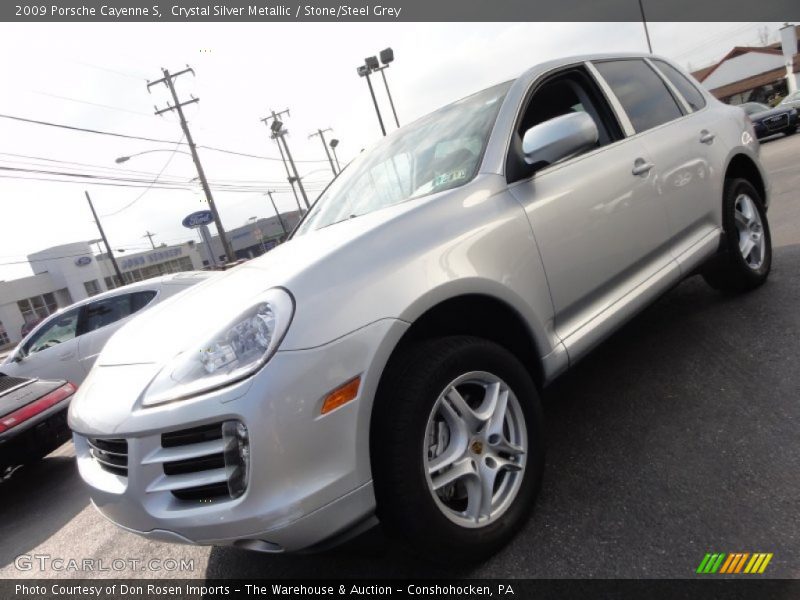 Crystal Silver Metallic / Stone/Steel Grey 2009 Porsche Cayenne S