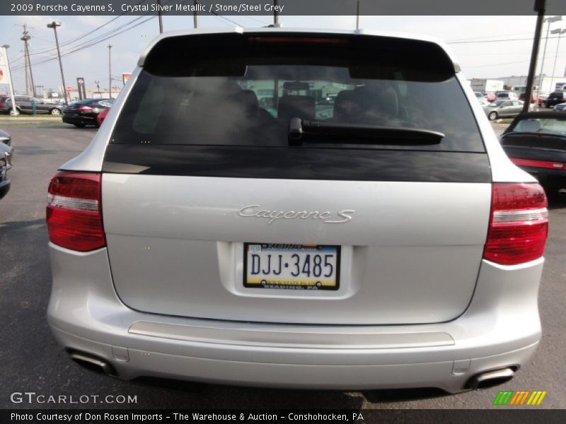 Crystal Silver Metallic / Stone/Steel Grey 2009 Porsche Cayenne S