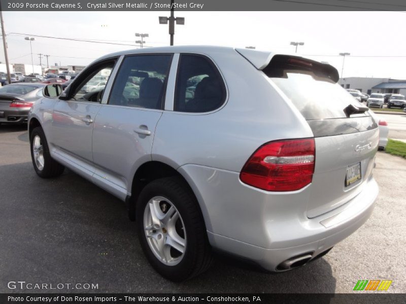 Crystal Silver Metallic / Stone/Steel Grey 2009 Porsche Cayenne S