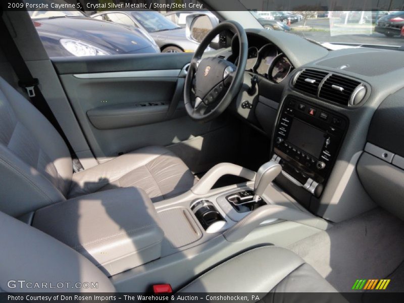 Crystal Silver Metallic / Stone/Steel Grey 2009 Porsche Cayenne S
