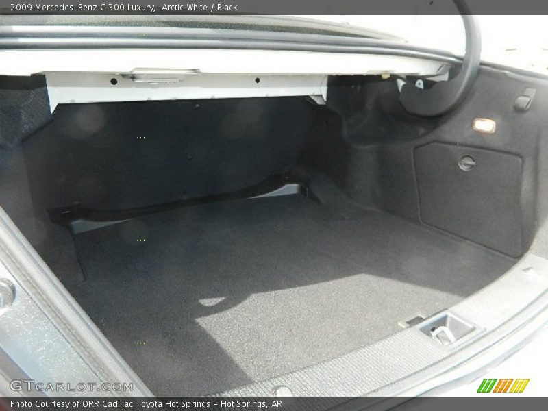 Arctic White / Black 2009 Mercedes-Benz C 300 Luxury