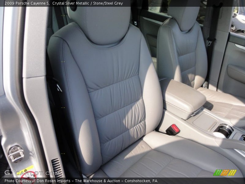 Crystal Silver Metallic / Stone/Steel Grey 2009 Porsche Cayenne S