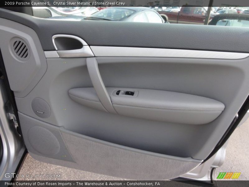 Crystal Silver Metallic / Stone/Steel Grey 2009 Porsche Cayenne S